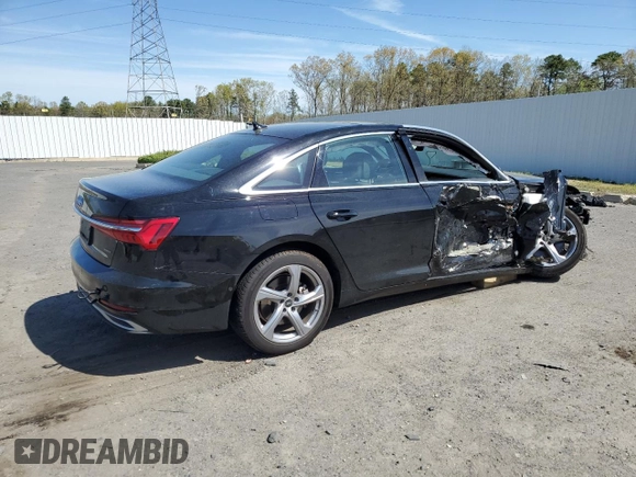 2024 Audi A6 Premium Plus with VIN WAUE3BF20RN042781, listed as a Copart auction lot 54165785 with 17,440 mi miles and Salvage Title. Bid and sale history available at DreamBid. Image 3.