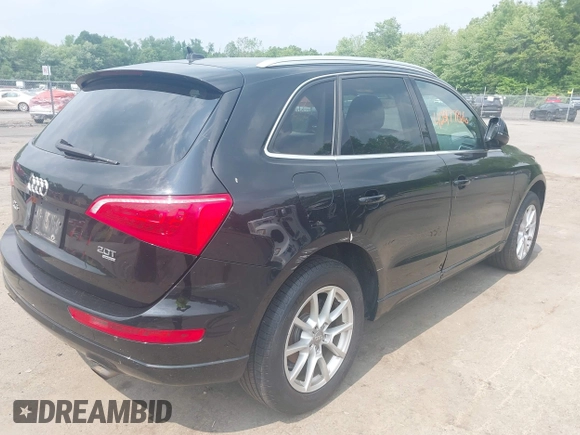 2012 Audi Q5 Premium Plus with VIN WA1LFAFPXCA138885, listed as a IAAI auction lot 42477866 with 180,259 mi miles and . Bid and sale history available at DreamBid. Image 4.