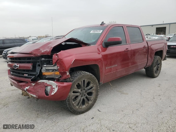 2018 Chevrolet Silverado 1500 LT with VIN 3GCUKREC7JG624913, listed as a Copart auction lot 49699435 with 0 mi miles and Clean Title. Bid and sale history available at carsss.com. Image 1.