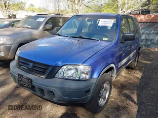 2001 Honda CR-V LX with VIN JHLRD17411C055750, listed as a IAAI auction lot 42054722 with 280,723 mi miles. Bid and sale history available at carsss.com. Image 2.