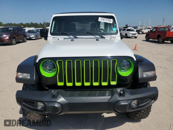 2023 Jeep Wrangler Willys with VIN 1C4HJXDN5PW510494, listed as a Copart auction lot 51673795 with 19,371 mi miles and Non Repairable. Bid and sale history available at DreamBid. Image 5.