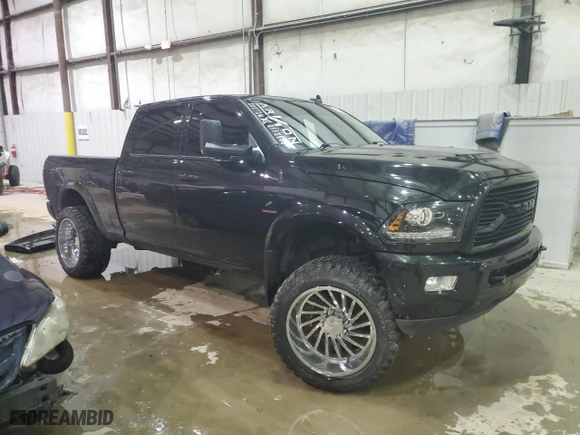 2018 Ram 2500 Laramie with VIN 3C6UR5FL3JG122068, listed as a Copart auction lot 46028185 with 71,614 mi miles and Salvage Title. Bid and sale history available at carsss.com. Image 4.