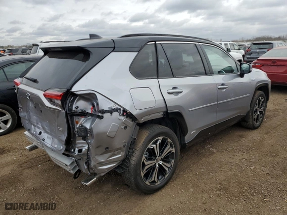 2023 Toyota RAV4 Prime XSE with VIN JTMFB3FV7PD117263, listed as a Copart auction lot 84052264 with NaN miles and Salvage Title. Bid and sale history available at carsss.com. Image 3.