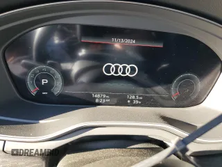 2023 Audi A4 allroad Premium Plus with VIN WA18AAF46PA084954, listed as a Copart auction lot 80566474 with 14,879 mi miles and Salvage Title. Bid and sale history available at carsss.com. Image 9.
