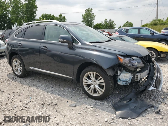 2010 Lexus RX 450h with VIN JTJBC1BA0A2405337, listed as a Copart auction lot 60196715 with 201,004 mi miles and Clean title. Bid and sale history available at DreamBid. Image 4.
