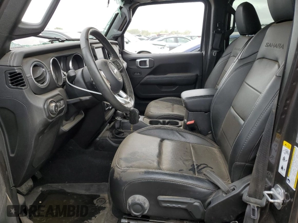 2018 Jeep Wrangler Unlimited Sahara with VIN 1C4HJXEN7JW295223, listed as a Copart auction lot 57385265 with 29,662 mi miles and Salvage title. Bid and sale history available at DreamBid. Image 7.