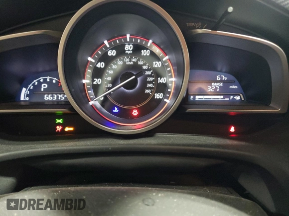 2016 Mazda 3 i Sport with VIN JM1BM1U79G1355134, listed as a Copart auction lot 55885965 with 66,375 mi miles and Salvage Title. Bid and sale history available at DreamBid. Image 9.