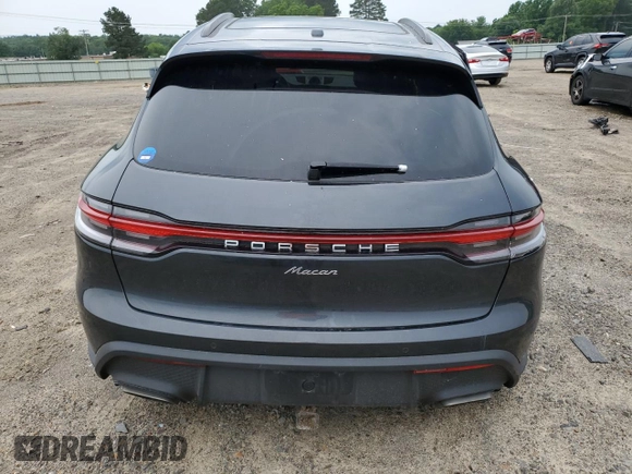 2024 Porsche Macan with VIN WP1AA2A54RLB14018, listed as a Copart auction lot 57595635 with 19,722 mi miles and Salvage title. Bid and sale history available at DreamBid. Image 6.