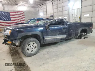 2005 Chevrolet Silverado 1500 Z71 with VIN 1GCEK14T45Z141604, listed as a Copart auction lot 44454935 with Not Provided miles and Non Repairable. Bid and sale history available at DreamBid. Image 1.