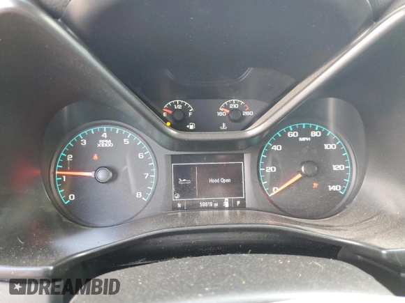 2022 Chevrolet Colorado 2WD LT with VIN 1GCHSCEA3N1114544, listed as a Copart auction lot 48190185 with 59,619 mi miles and Salvage title. Bid and sale history available at DreamBid. Image 9.