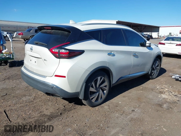 2020 Nissan Murano SL z VIN 5N1AZ2CJ9LN130579, wystawiony jako IAAI lot #41044073 z przebiegiem 74 981 mil mil oraz . Historia ofert i sprzedaży dostępna na DreamBid. Obrazek 4.