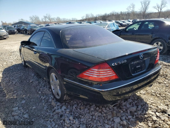 2004 Mercedes-Benz CL-Class with VIN WDBPJ75J84A042243, listed as a Copart auction lot 47954505 with 0 mi miles and Salvage Title. Bid and sale history available at carsss.com. Image 2.