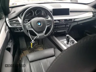 2017 BMW X5 xDrive50i with VIN 5UXKR6C30H0U13764, listed as a Copart auction lot 54575335 with 27,539 mi miles and Salvage title. Bid and sale history available at DreamBid. Image 8.