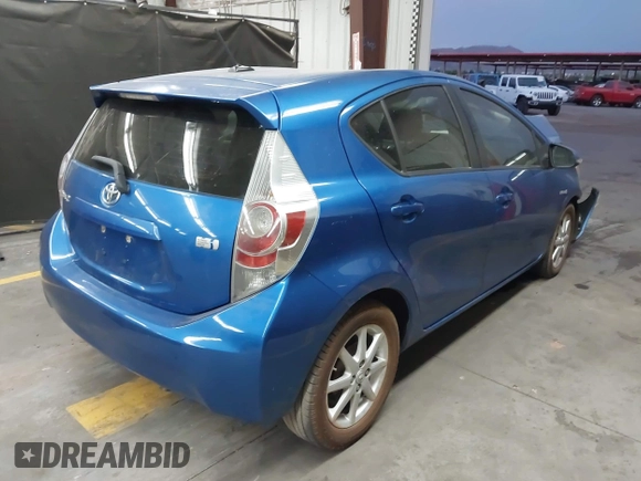 2012 Toyota Prius One with VIN JTDKDTB33C1507110, listed as a IAAI auction lot 42766418 with Not provided miles and . Bid and sale history available at DreamBid. Image 4.