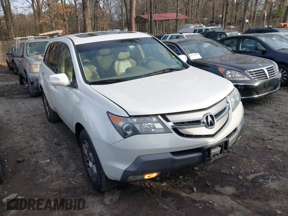 2008 Acura MDX Tech Pkg with VIN 2HNYD28348H539207, listed as a IAAI auction lot 41457150 with 244,091 mi miles. Bid and sale history available at carsss.com. Image 1.