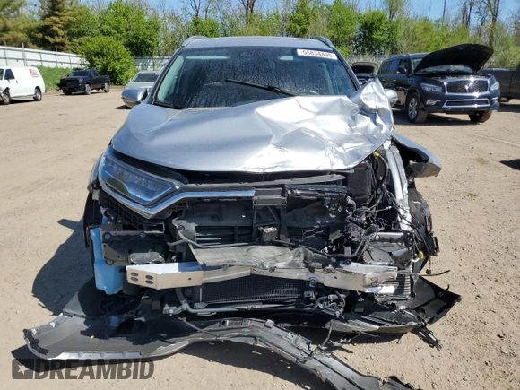 2020 Honda CR-V Touring with VIN 7FART6H96LE023197, listed as a Copart auction lot 55834495 with 18,779 mi miles and Salvage title. Bid and sale history available at DreamBid. Image 5.