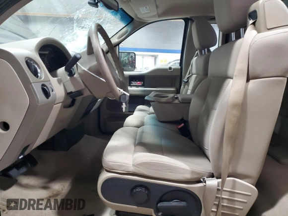 2005 Ford F-150 XL with VIN 1FTRF12W15KC15606, listed as a Copart auction lot 45539145 with 102,208 mi miles and Salvage Title. Bid and sale history available at carsss.com. Image 7.