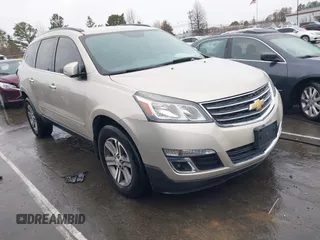 2015 Chevrolet Traverse LT with VIN 1GNKVHKD3FJ119583, listed as a IAAI auction lot 41737718 with 111,630 mi miles and . Bid and sale history available at DreamBid. Image 1.