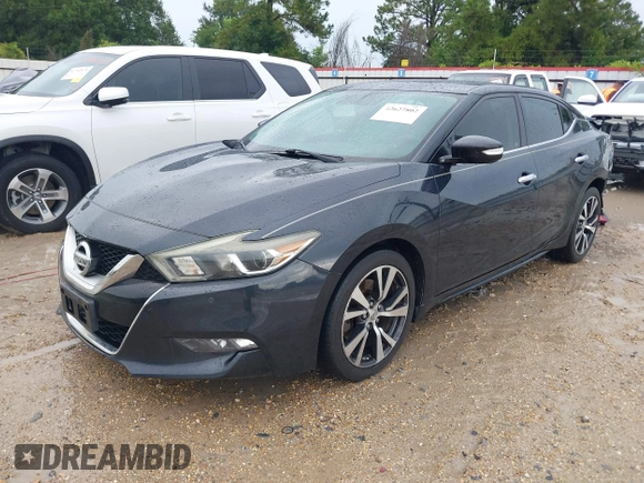 2016 Nissan Maxima SV with VIN 1N4AA6AP8GC426999, listed as a IAAI auction lot 42627802 with 160,643 mi miles and . Bid and sale history available at DreamBid. Image 18.