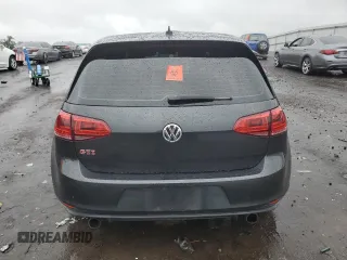 2017 Volkswagen Golf GTI S with VIN 3VW447AU1HM055885, listed as a Copart auction lot 66613024 with 54,028 mi miles and Salvage Title. Bid and sale history available at carsss.com. Image 6.