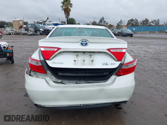 2017 Toyota Camry Hybrid LE with VIN 4T1BD1FK0HU207435, listed as a IAAI auction lot 41561337 with 194,716 mi miles. Bid and sale history available at carsss.com. Image 16.