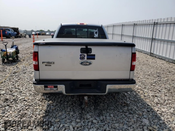 2006 Ford F-150 XLT with VIN 1FTPX14566KA94081, listed as a Copart auction lot 59326325 with 124,063 mi miles and Clean title. Bid and sale history available at DreamBid. Image 6.