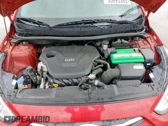 2017 Hyundai Accent SE with VIN KMHCT5AEXHU316064, listed as a Copart auction lot 55695365 with 190,703 mi miles and Salvage Title. Bid and sale history available at DreamBid. Image 11.