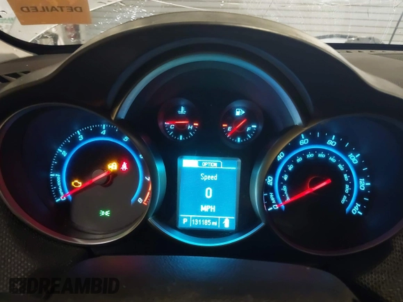 2015 Chevrolet Cruze LT with VIN 1G1PC5SB4F7132513, listed as a IAAI auction lot 41883088 with 131,185 mi miles and . Bid and sale history available at DreamBid. Image 7.