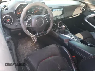 2018 Chevrolet Camaro ZL1 with VIN 1G1FJ1R61J0123661, listed as a Copart auction lot 47317855 with 36,043 mi miles and Salvage Title. Bid and sale history available at DreamBid. Image 8.