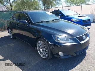 2007 Lexus IS 350 with VIN JTHBE262375016073, listed as a IAAI auction lot 42783244 with 213,175 mi miles and . Bid and sale history available at DreamBid. Image 1.
