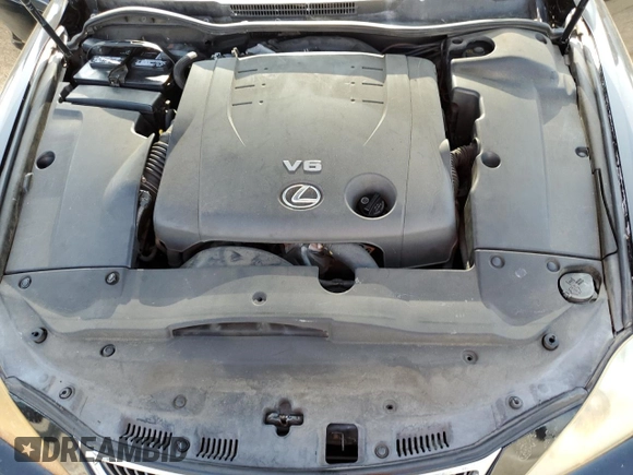 2008 Lexus IS 250 with VIN JTHBK262182063274, listed as a Copart auction lot 63342325 with 156,037 mi miles and Salvage title. Bid and sale history available at DreamBid. Image 11.