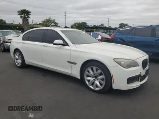 2011 BMW 7 Series 750Li with VIN WBAKB8C51BCY66328, listed as a Copart auction lot 54727695 with 155,689 mi miles and Clean Title. Bid and sale history available at carsss.com. Image 4.