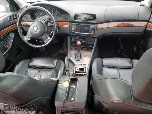 2003 BMW 5 Series 530iA with VIN WBADT63423CK45473, listed as a Copart auction lot 78860014 with 0 mi miles and Salvage Title. Bid and sale history available at carsss.com. Image 8.