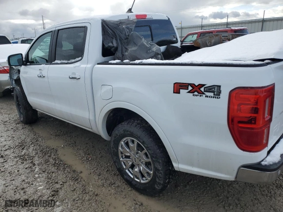 2023 Ford Ranger XL with VIN 1FTER4FH3PLE32400, listed as a Copart auction lot 49124055 with 42,471 mi miles and Salvage Title. Bid and sale history available at carsss.com. Image 2.