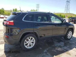 2018 Jeep Cherokee Latitude Plus with VIN 1C4PJMLX1JD579053, listed as a Copart auction lot 57329475 with 93,592 mi miles and Salvage title. Bid and sale history available at DreamBid. Image 3.