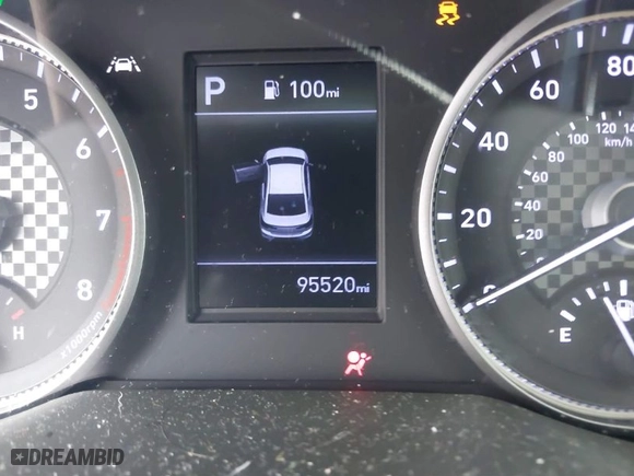 2019 Hyundai Elantra SEL with VIN 5NPD84LFXKH487473, listed as a IAAI auction lot 41516656 with 95,520 mi miles. Bid and sale history available at carsss.com. Image 16.