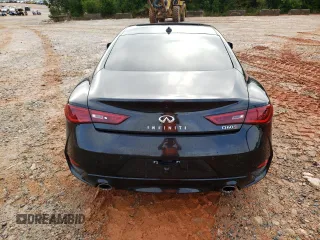 2022 Infiniti Q60 Red Sport 400 with VIN JN1FV7LK5NM660409, listed as a Copart auction lot 71884424 with 35,354 mi miles and Salvage title. Bid and sale history available at DreamBid. Image 6.