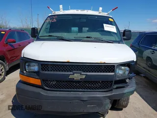 2017 Chevrolet Express Cargo Van with VIN 1GCWGAFF3H1115639, listed as a IAAI auction lot 42024442 with 150,274 mi miles. Bid and sale history available at carsss.com. Image 12.