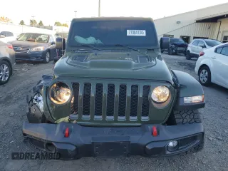 2021 Jeep Gladiator Rubicon with VIN 1C6JJTBM1ML599103, listed as a Copart auction lot 77084134 with 16,031 mi miles and Salvage title. Bid and sale history available at DreamBid. Image 5.