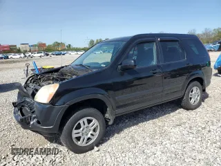 2003 Honda CR-V EX with VIN SHSRD78873U145453, listed as a Copart auction lot 54498455 with 196,176 mi miles and Salvage Title. Bid and sale history available at carsss.com. Image 1.