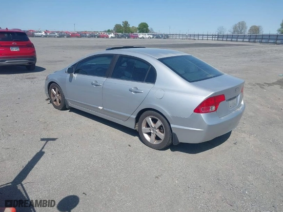 2008 Honda Civic Sdn EX with VIN 1HGFA16868L028746, listed as a IAAI auction lot 41890035 with 263,796 mi miles. Bid and sale history available at carsss.com. Image 3.