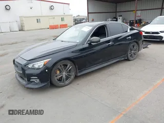 2017 Infiniti Q50 Premium z VIN JN1EV7AP3HM737356, wystawiony jako IAAI lot #42455005 z przebiegiem 92 524 mil mil oraz . Historia ofert i sprzedaży dostępna na DreamBid. Obrazek 19.