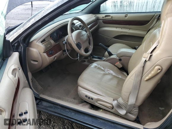 2001 Chrysler Sebring LXi with VIN 1C3EL55U41N559517, listed as a Copart auction lot 86212434 with Not Provided miles and Salvage Title. Bid and sale history available at DreamBid. Image 8.