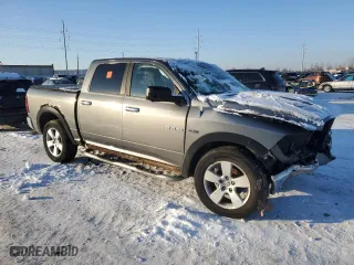 2009 Dodge Ram 1500 Laramie with VIN 1D3HV13TX9S718583, listed as a Copart auction lot 88749005 with 0 mi miles and Salvage Title. Bid and sale history available at carsss.com. Image 4.