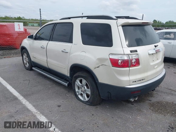 2008 GMC Acadia SLT1 with VIN 1GKER23738J169844, listed as a IAAI auction lot 41922922 with 198,500 mi miles. Bid and sale history available at carsss.com. Image 3.
