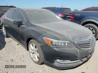2014 Acura RLX with VIN JH4KC1F39EC001160, listed as a IAAI auction lot 41824055 with 175,940 mi miles. Bid and sale history available at carsss.com. Image 1.