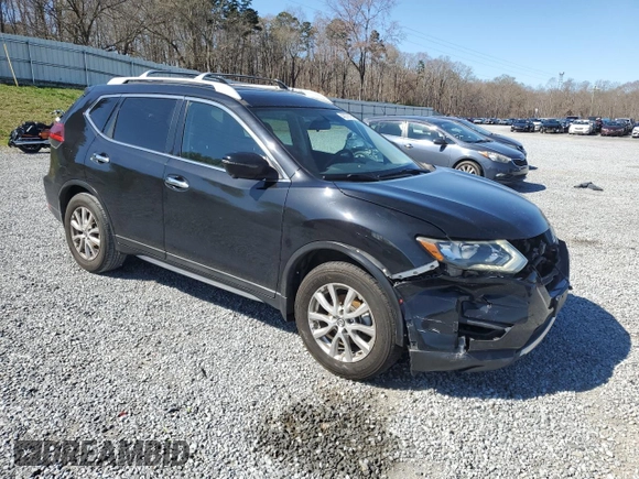 2017 Nissan Rogue SV with VIN 5N1AT2MT7HC896430, listed as a Copart auction lot 48078795 with 99,566 mi miles and Salvage Title. Bid and sale history available at carsss.com. Image 4.