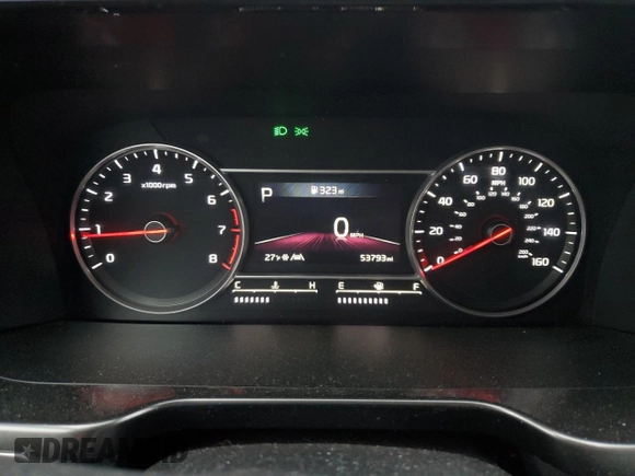 2023 Kia Sorento LX with VIN 5XYRGDLC5PG177793, listed as a Copart auction lot 88694265 with 53,793 mi miles and Salvage Title. Bid and sale history available at carsss.com. Image 9.