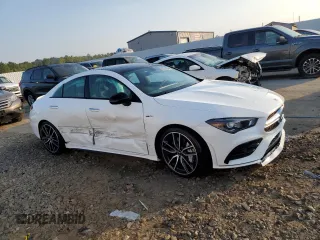 2022 Mercedes-Benz CLA 35 AMG with VIN W1K5J5BBXNN319209, listed as a Copart auction lot 69269304 with 23,458 mi miles and Salvage Title. Bid and sale history available at DreamBid. Image 4.