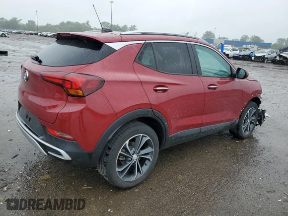 2020 Buick Encore GX Select with VIN KL4MMESL4LB131624, listed as a Copart auction lot 61785604 with 24,997 mi miles and Salvage title. Bid and sale history available at DreamBid. Image 3.